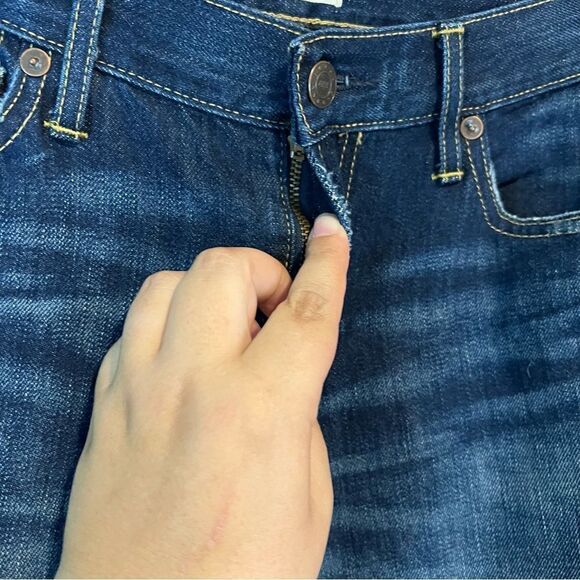 ABLE The Slouch Dark Wash Straight Leg Jeans size 24 - Picture 4 of 8